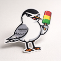 Fairy Tern Traffic Light Vinyl Sticker
