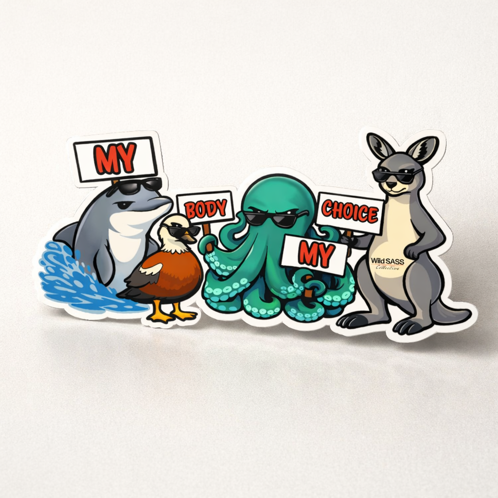 My Body My Choice Vinyl Sticker