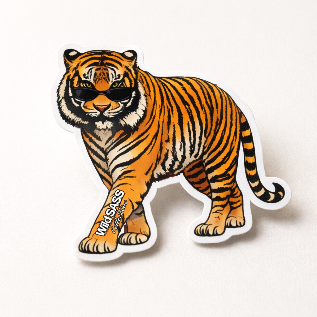 Tiger SASSy Species Vinyl Sticker