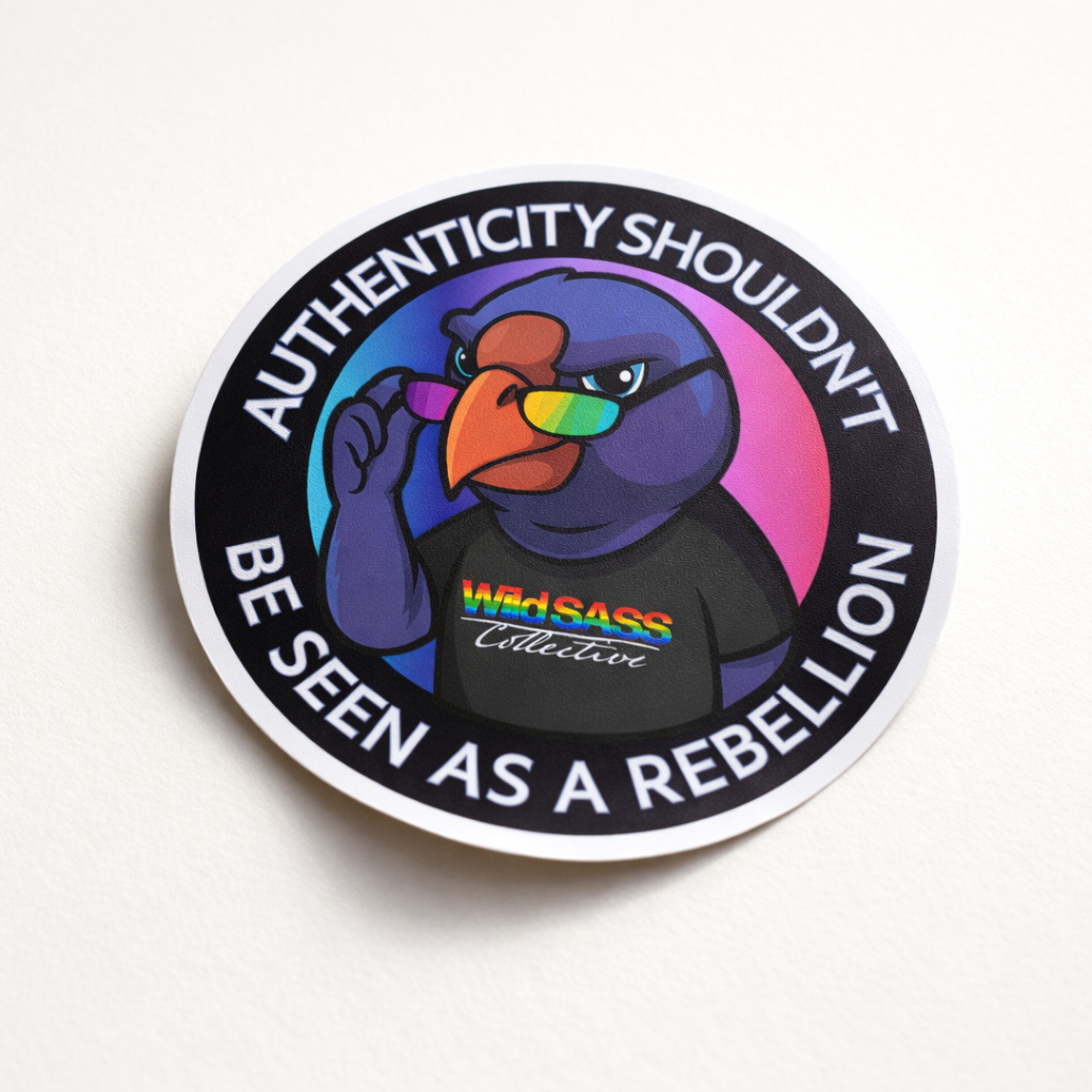 Takahe Authenticity Rebellion Vinyl sticker