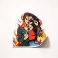 The Fire They Fear Vinyl Sticker