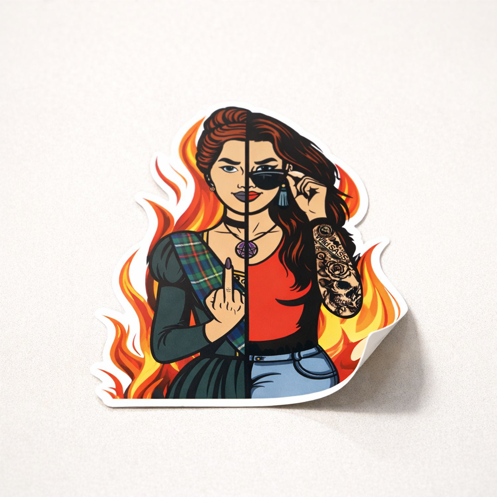 The Fire They Fear Vinyl Sticker