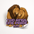 Two Kings One Pride Vinyl Sticker