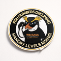 Hangry Fiordland Crested Penguin Vinyl Sticker