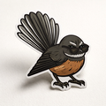 Pīwakawaka SASSy Species Vinyl Sticker