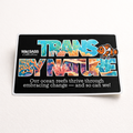 Trans By Nature Vinyl Sticker