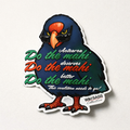 Takahē "Do the mahi" Vinyl Sticker