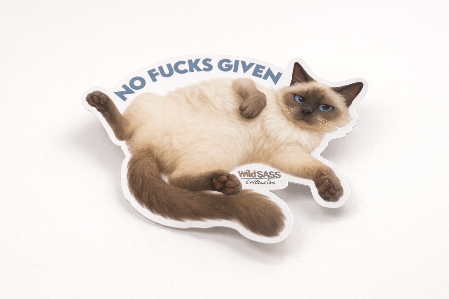 No Fucks Given EA Gatsby Vinyl Sticker