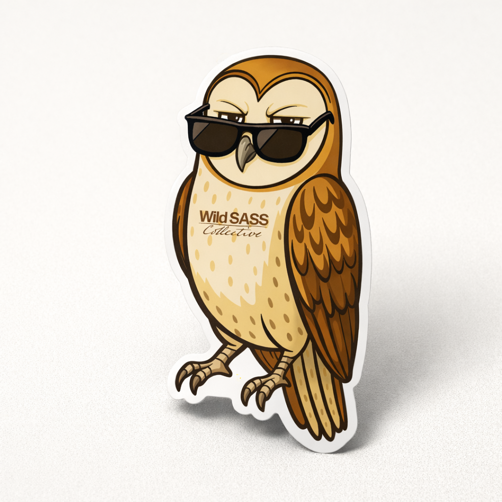 Barn Owl SASSy Species Vinyl Sticker