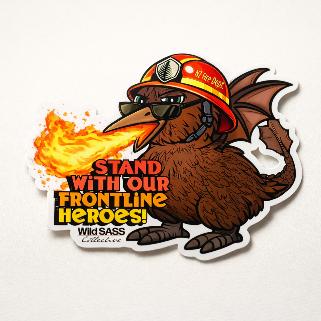 Stand With Our Frontline Heroes Vinyl Sticker