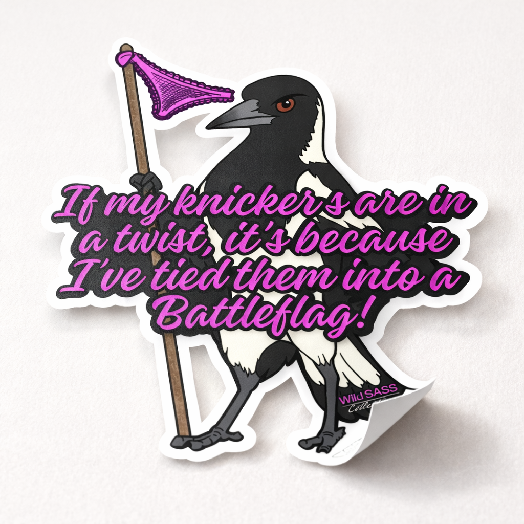 Knickers in a Twist Vinyl Sticker