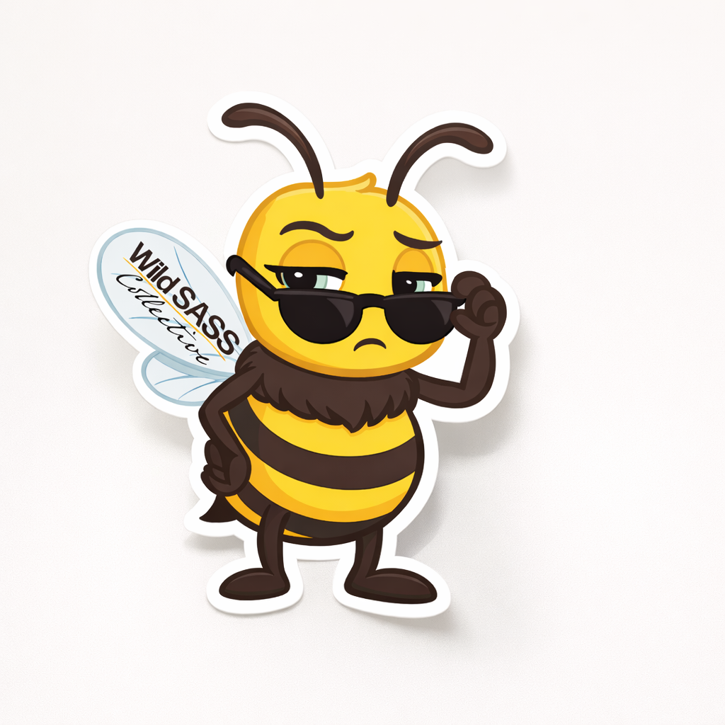 Honeybee SASSy Species Vinyl Sticker