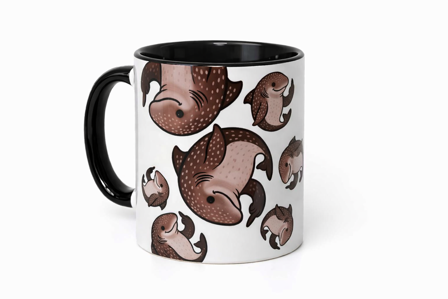 Whale Shark Mug — Middle Finger Club Edition