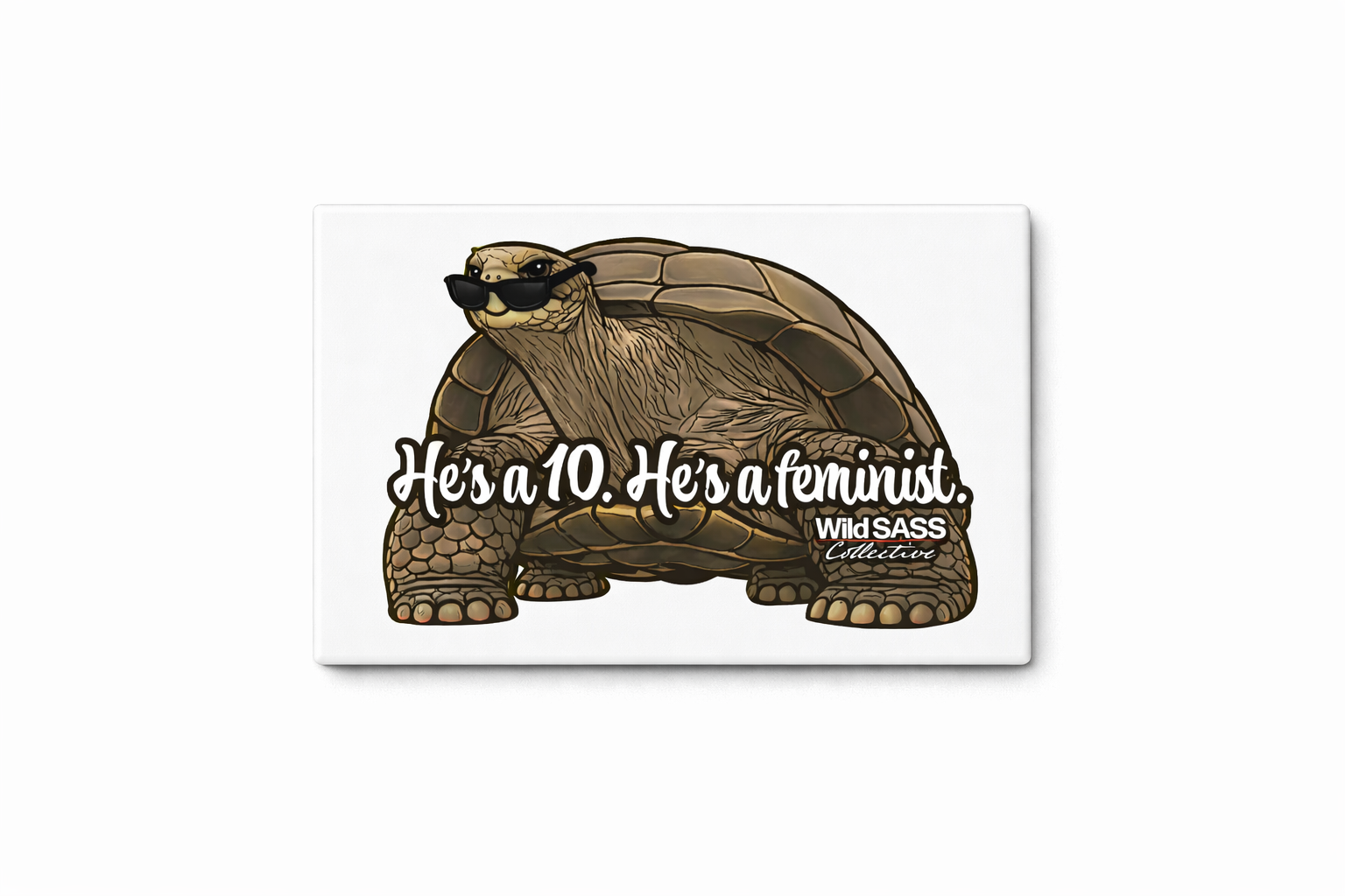 He's a 10. He's a Feminist Galapagos Tortoise Magnet