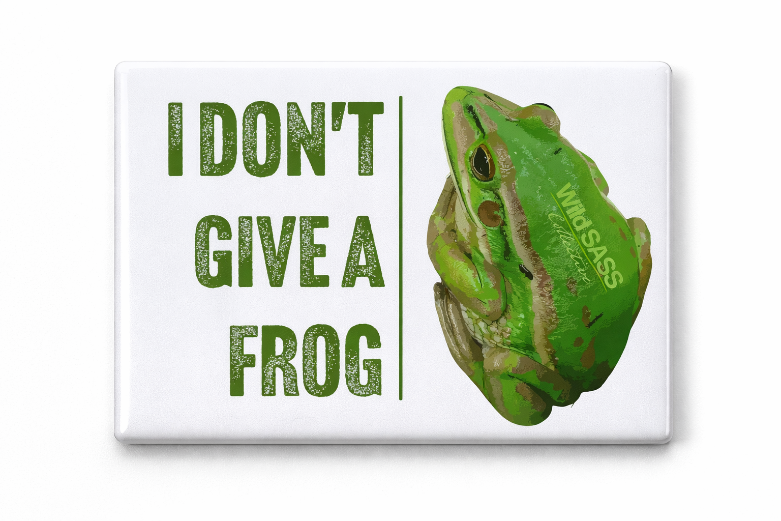 I Don't Give A FROG (G&G Bell Frog) Magnet
