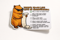 Capybara x Microfeminism Vinyl Sticker