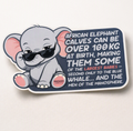 Biggest Babies x Elephant Vinyl Sticker
