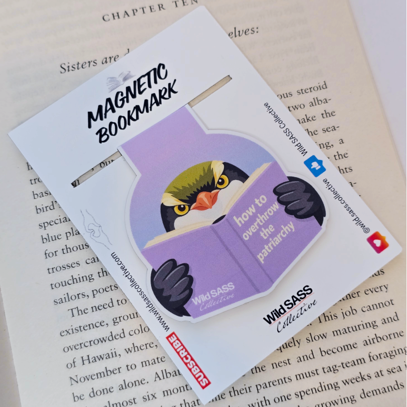 Hoiho x “How to Overthrow the Patriarchy” Magnetic Bookmark