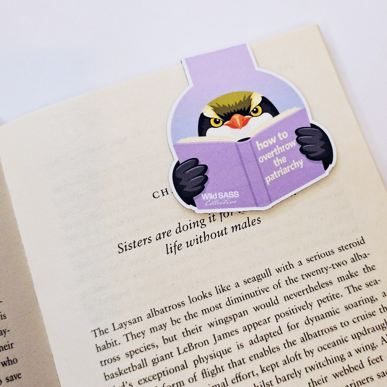 Hoiho x “How to Overthrow the Patriarchy” Magnetic Bookmark