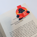 Red‑tailed Black Cockatoo x “How to Disrupt the Patriarchy” Magnetic Bookmark