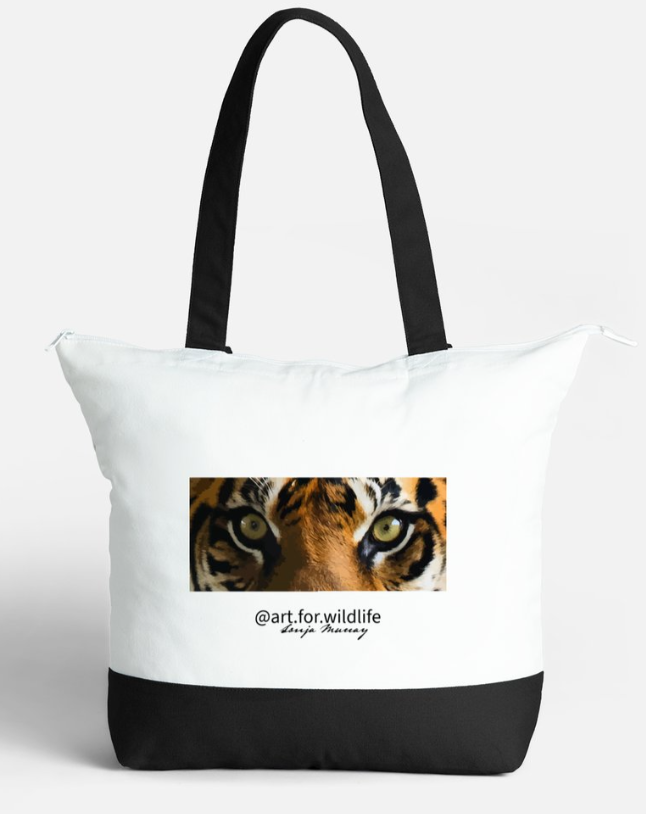 Eye of the Tiger Zip Tote Bag (Clearance)