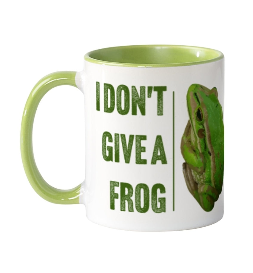 I Don't Give a Frog Bell Frog Mug