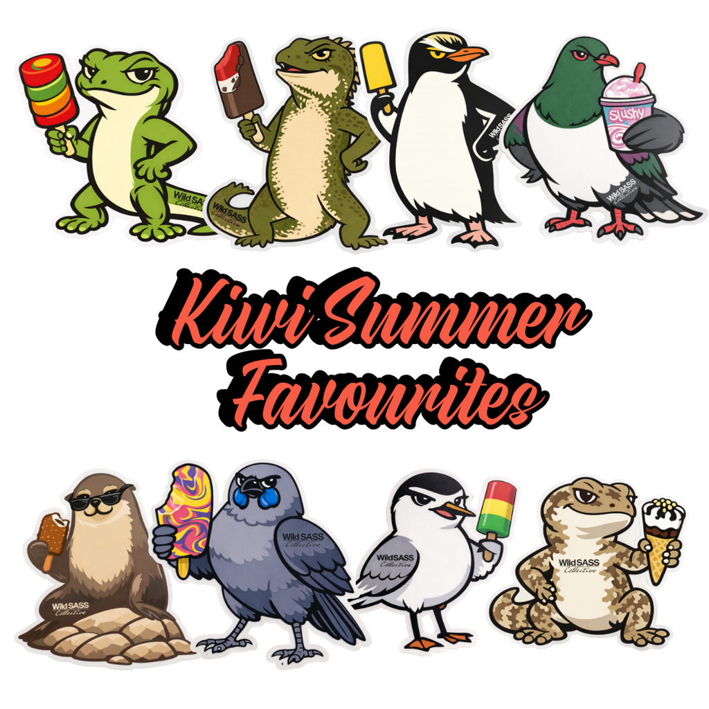 Kiwi Summer Favourites — Small Sticker Pack