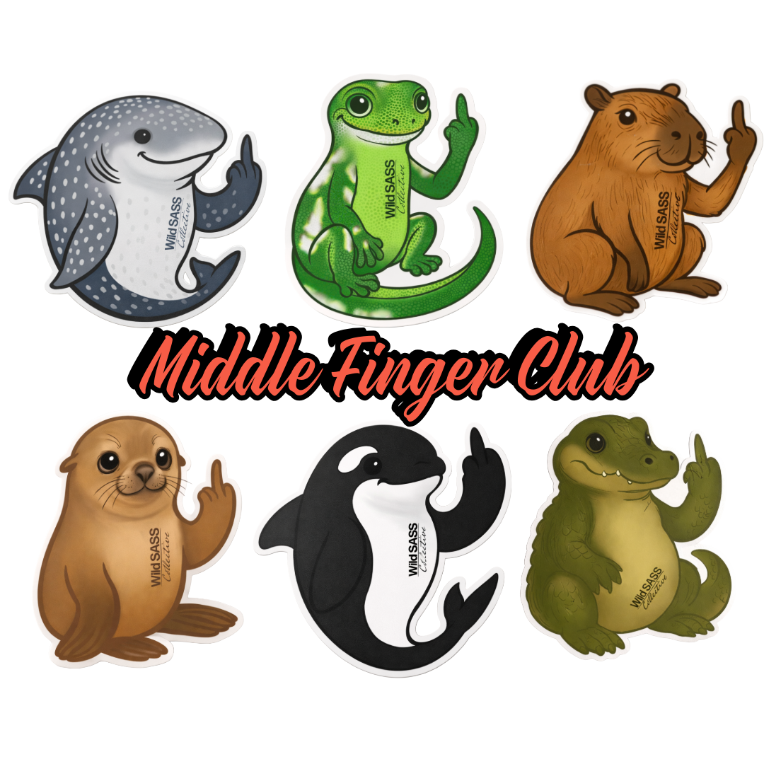 Middle Finger Club — Mini Sticker Pack