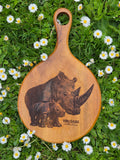 White Rhino x Engraved Acacia Board