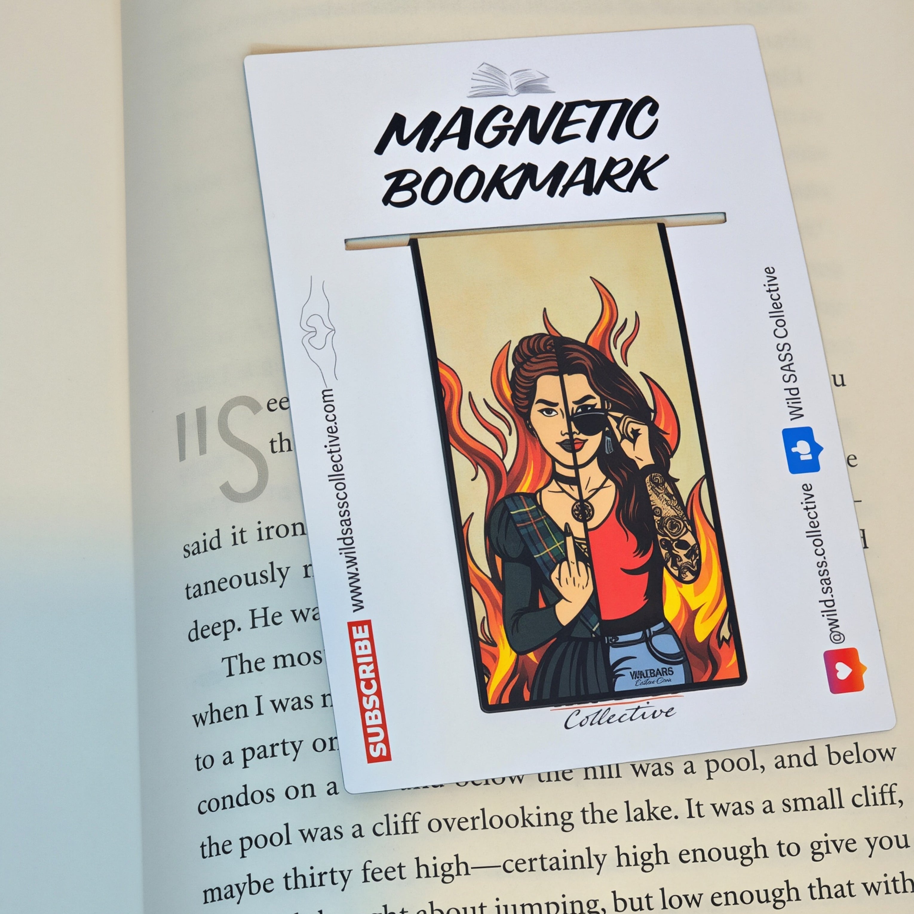 The Fire They Fear x Magnetic Bookmark