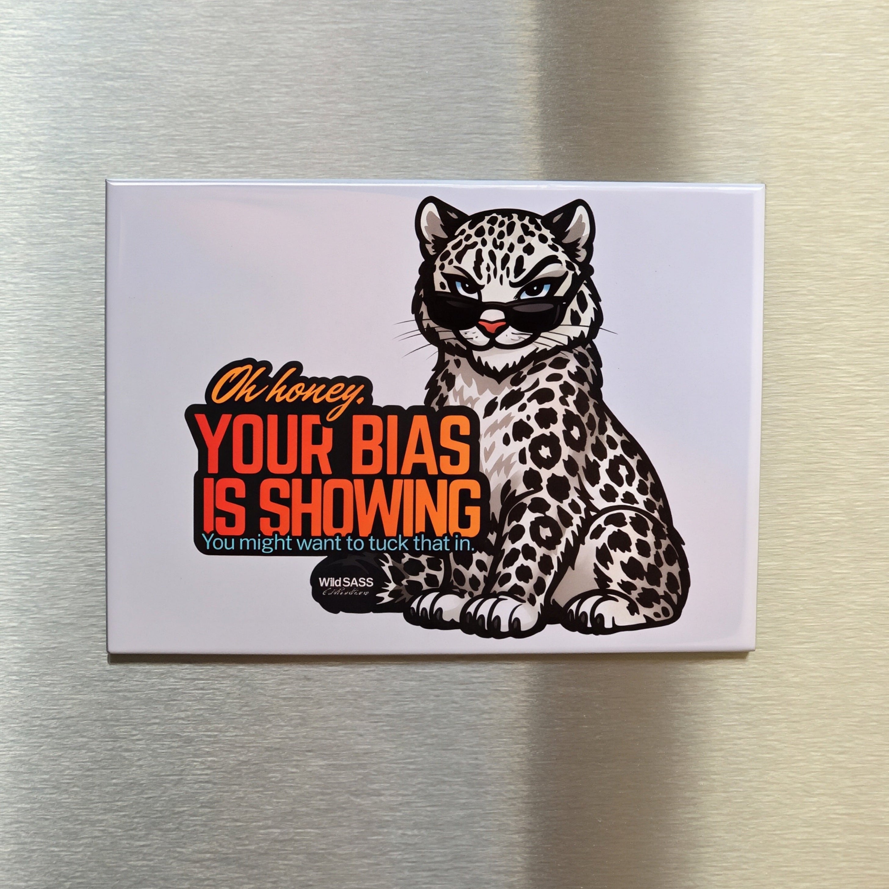 Your Bias is Showing Snow Leopard x Magnet