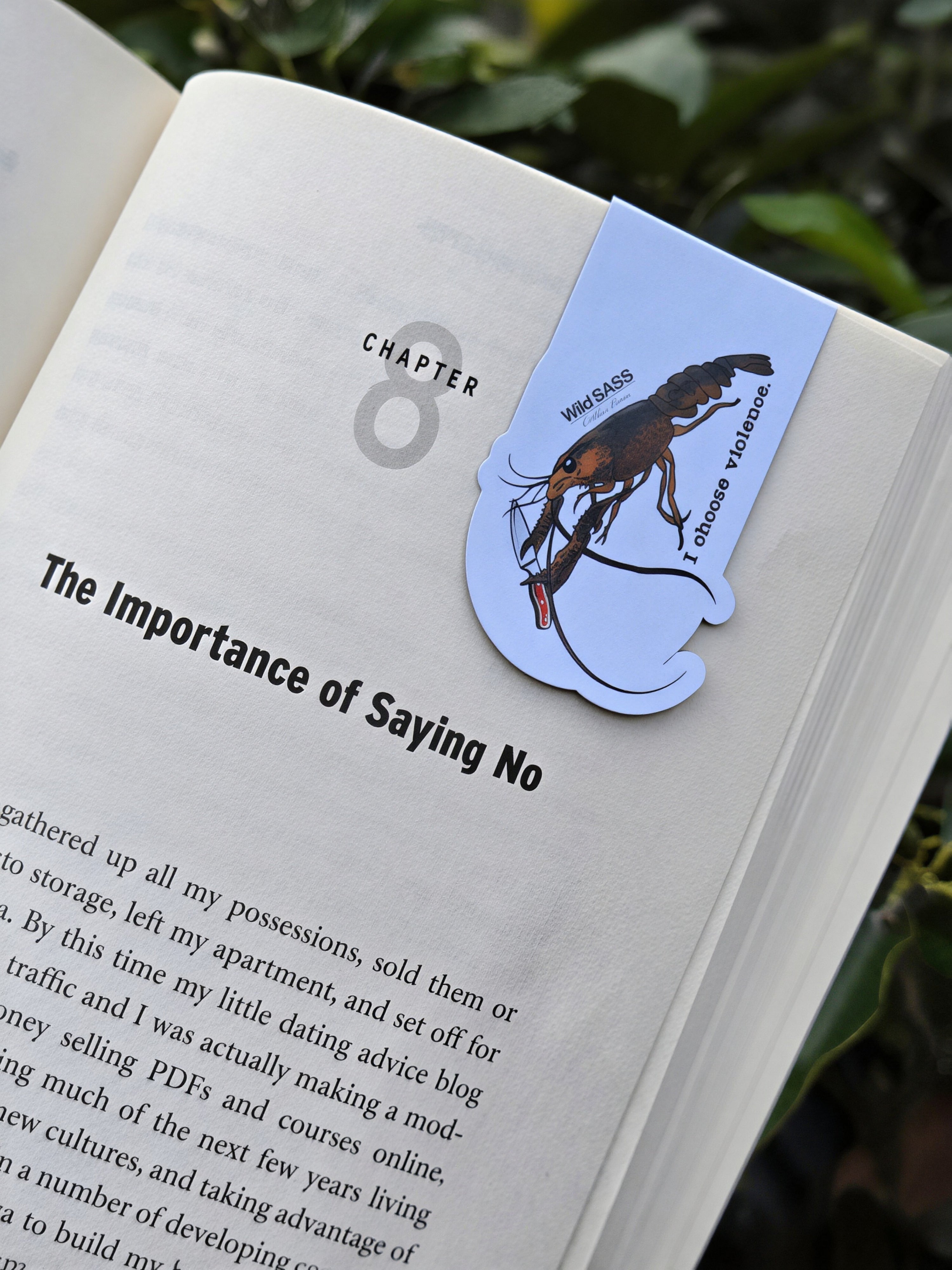 I Choose Violence Kōura x Magnetic Bookmark