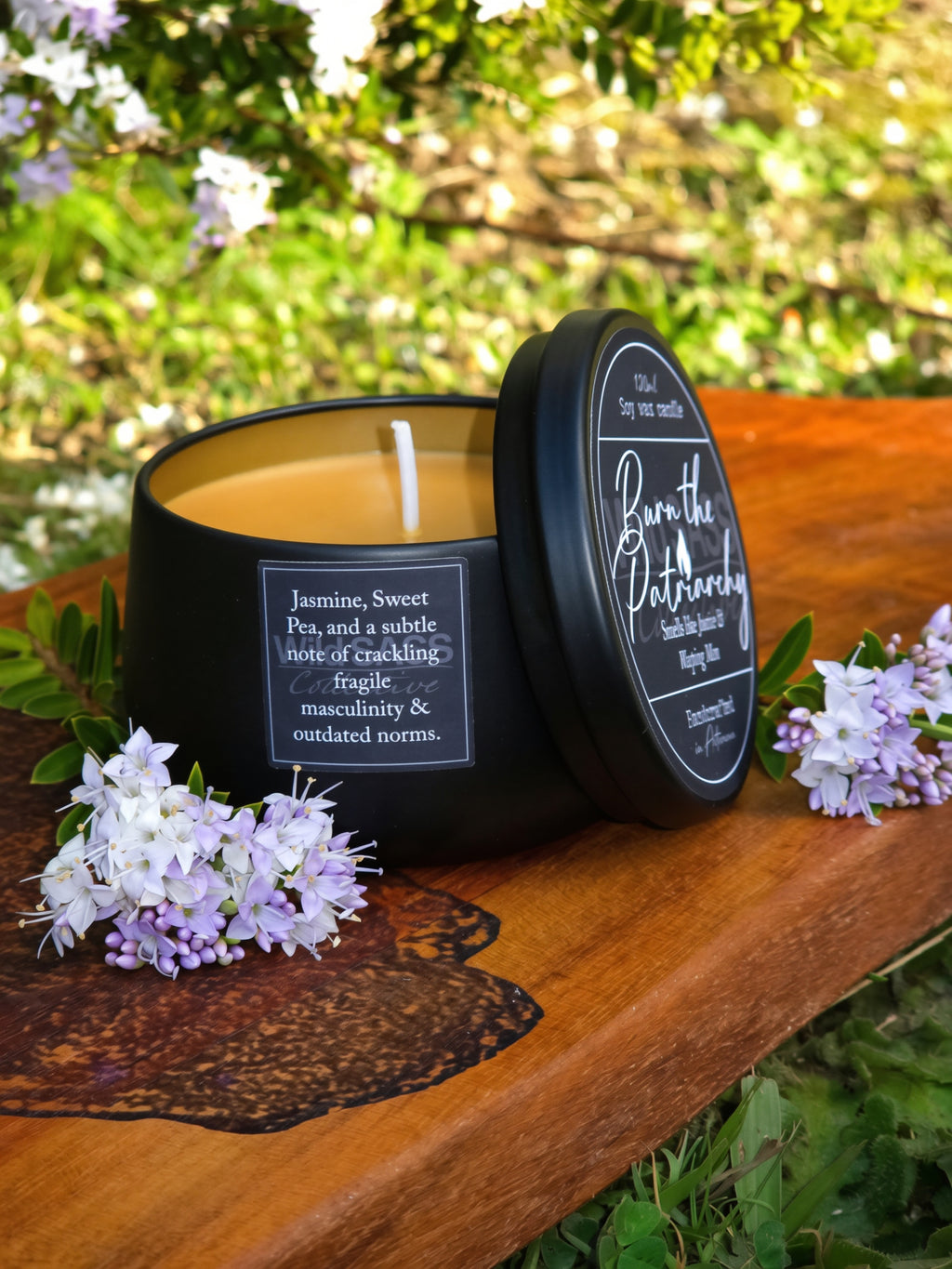 Burn the Patriarchy x Soy Candle