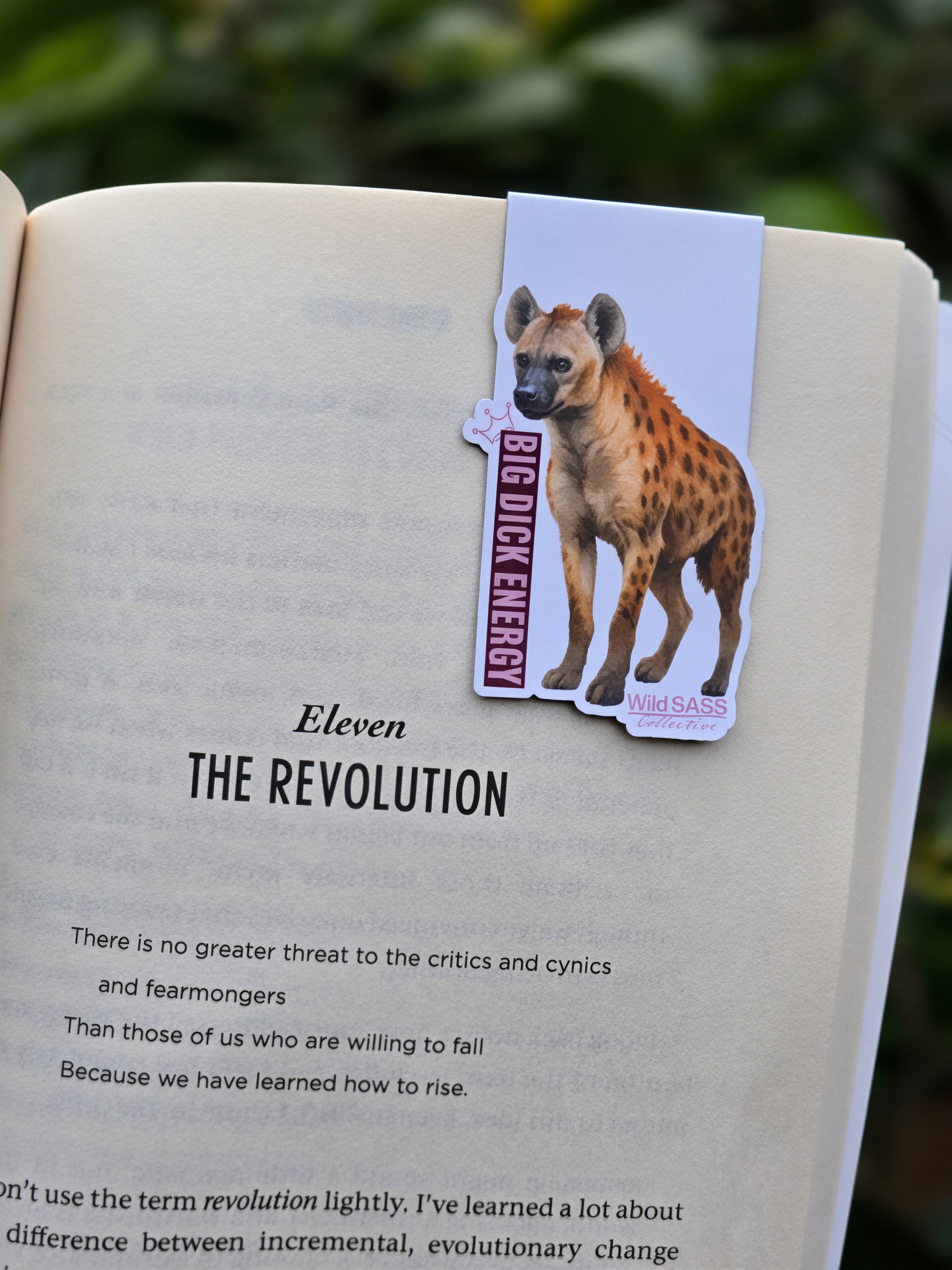 BDE Hyena x Magnetic Bookmark