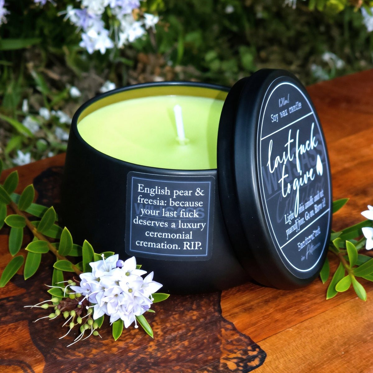 Last Fuck to Give x Soy Candle