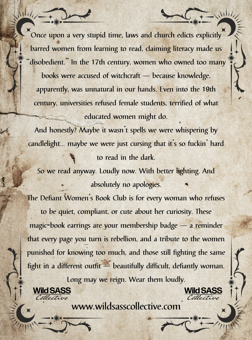 Defiant Women's Book Club x Earrings