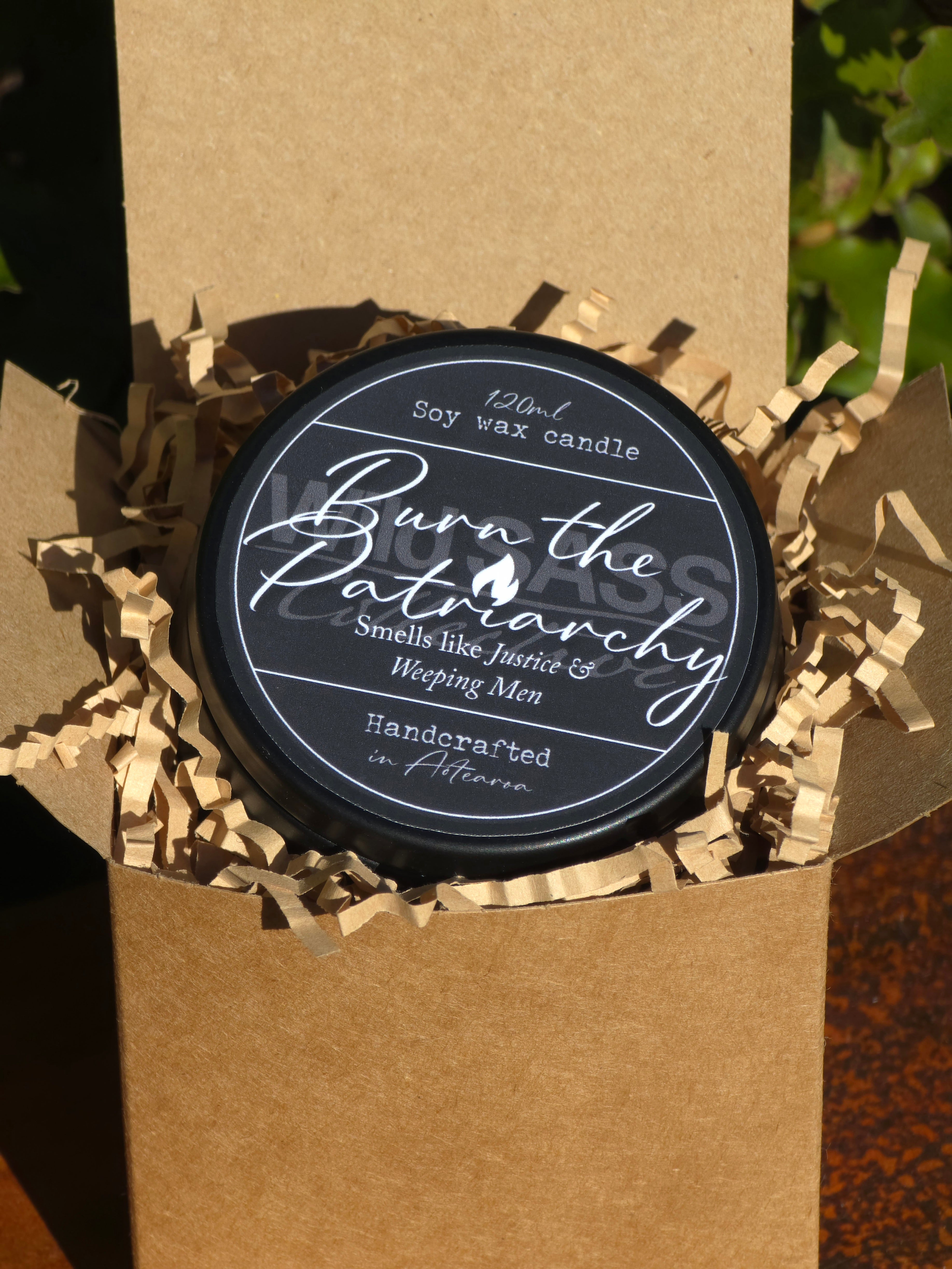 Burn the Patriarchy x Soy Candle