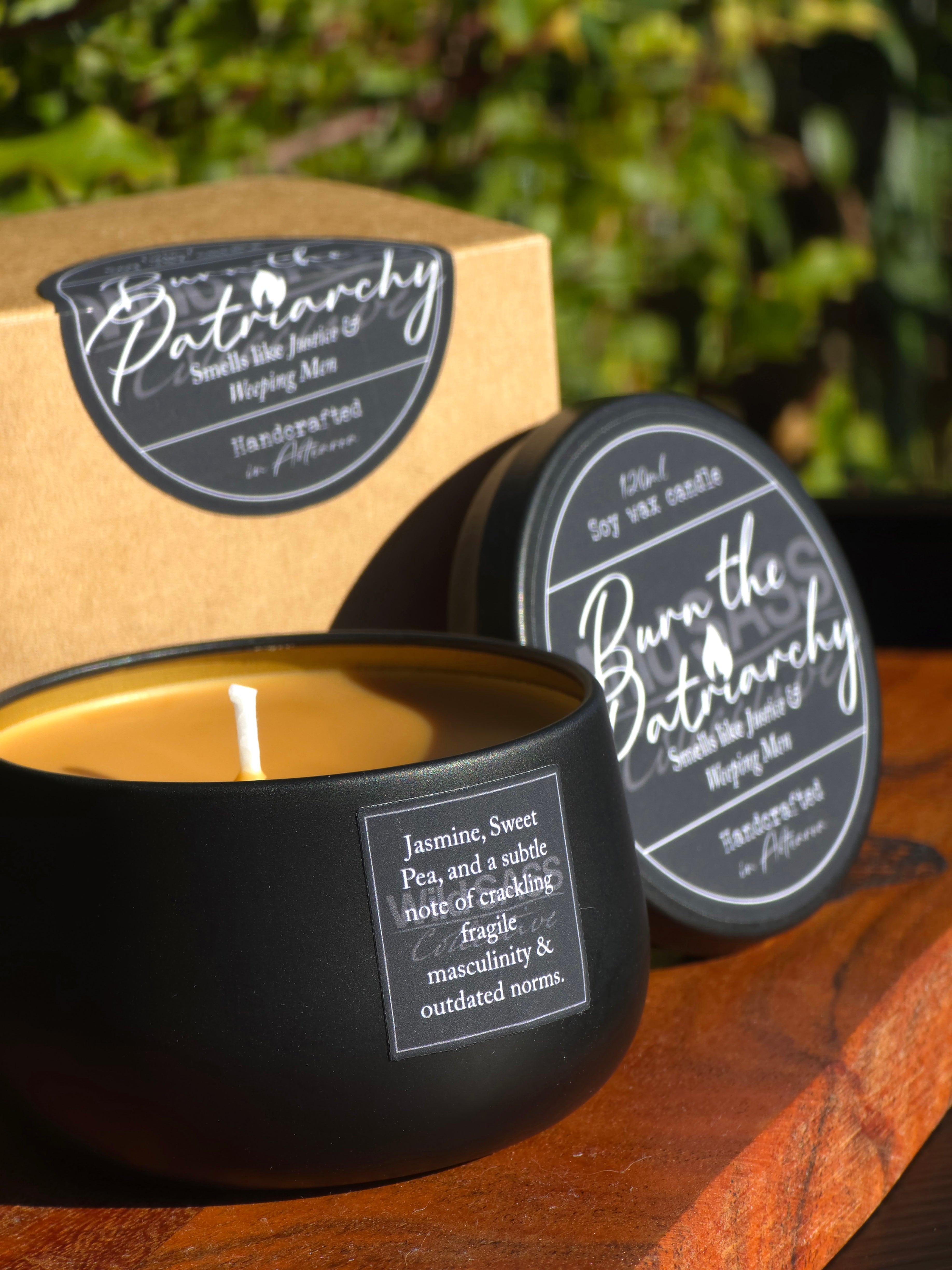 Burn the Patriarchy x Soy Candle