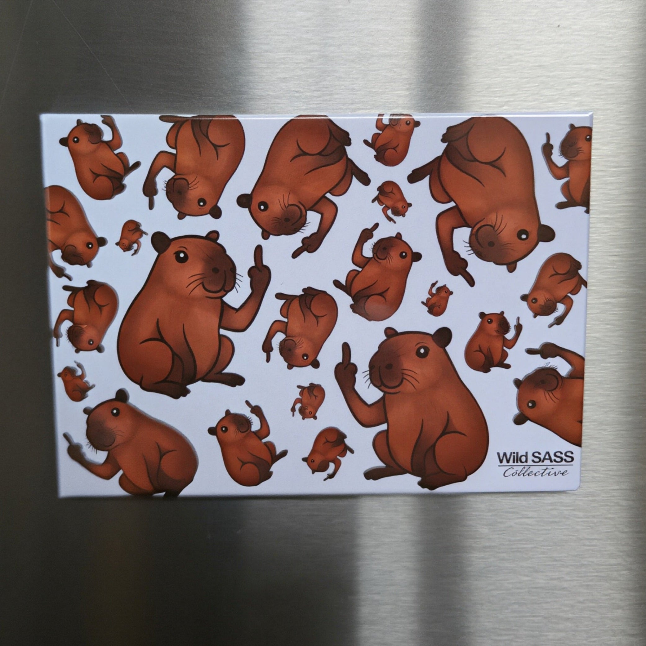 Capybara x Middle Finger Club Magnet