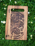 Sumatran tiger x Engraved Acacia Board