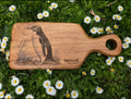 Decorative Hoiho Penguin Engraved Acacia Board | Wild SASS Collective | NZ Wildlife Art