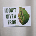 I Don't Give A FROG x Green & Golden Bell Frog Magnet