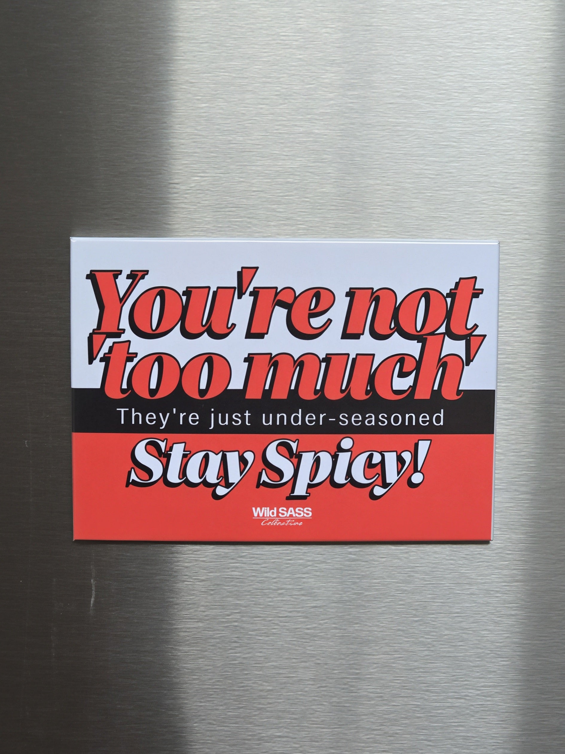 You’re not too much x Magnet